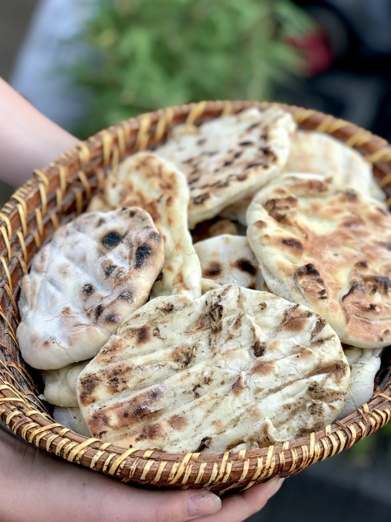 Schnelles Fladenbrot vom Grill - Kochtheke