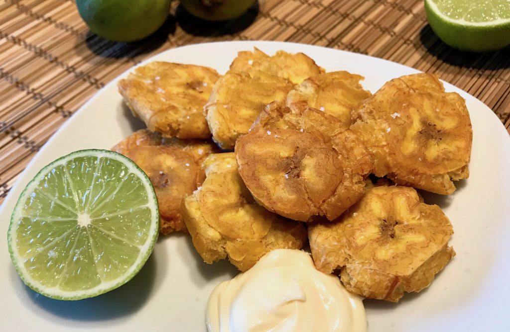 Tostones - frittierte Kochbananen - Kochtheke