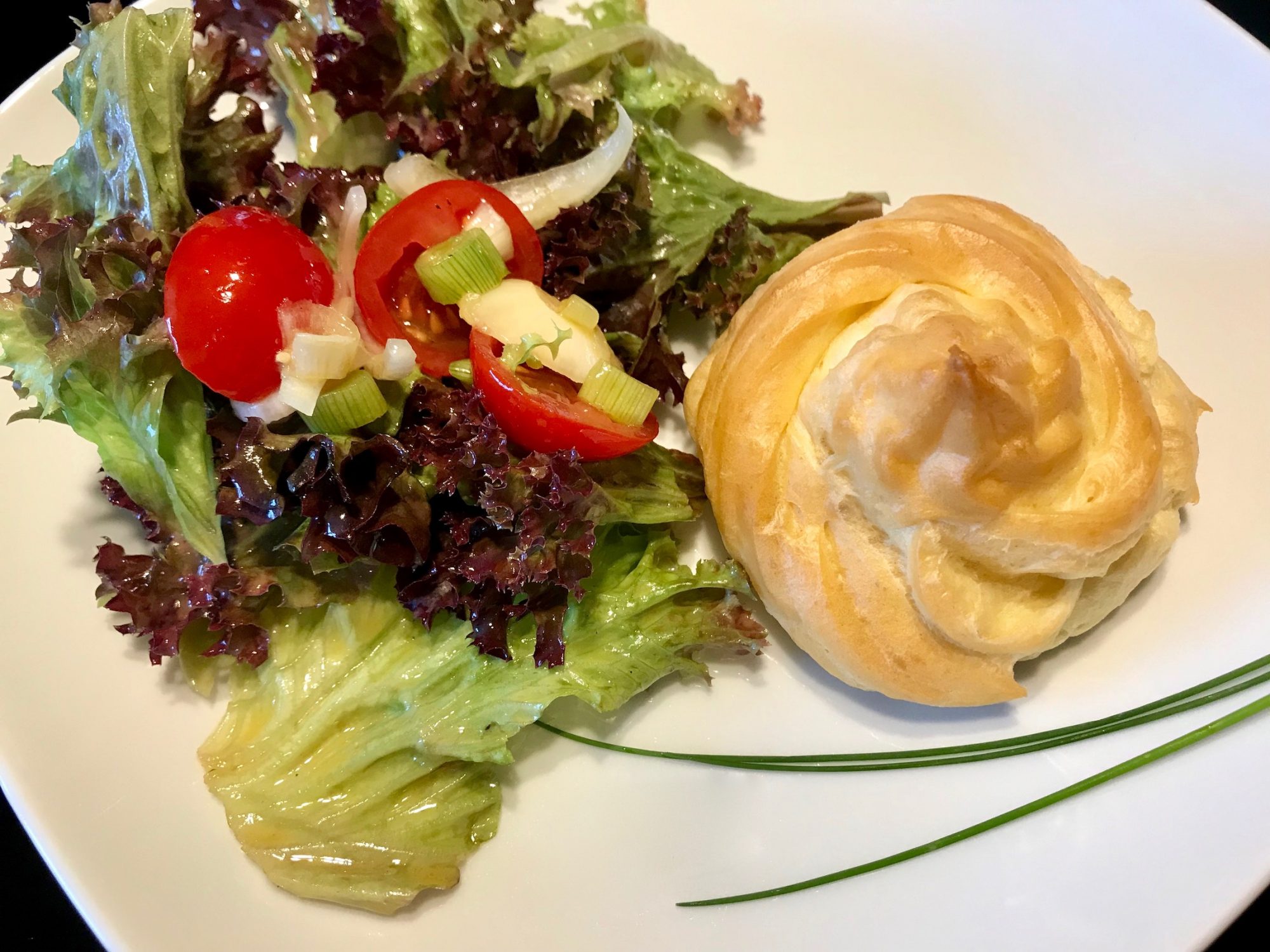 Windbeutel mit Lachs-Frischkäse-Füllung - Kochtheke