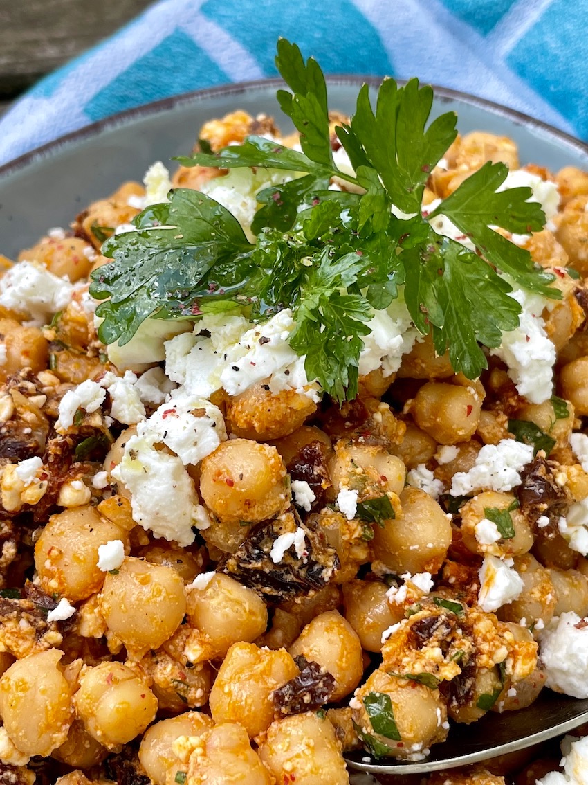 Kichererbsensalat mit Feta - Kochtheke