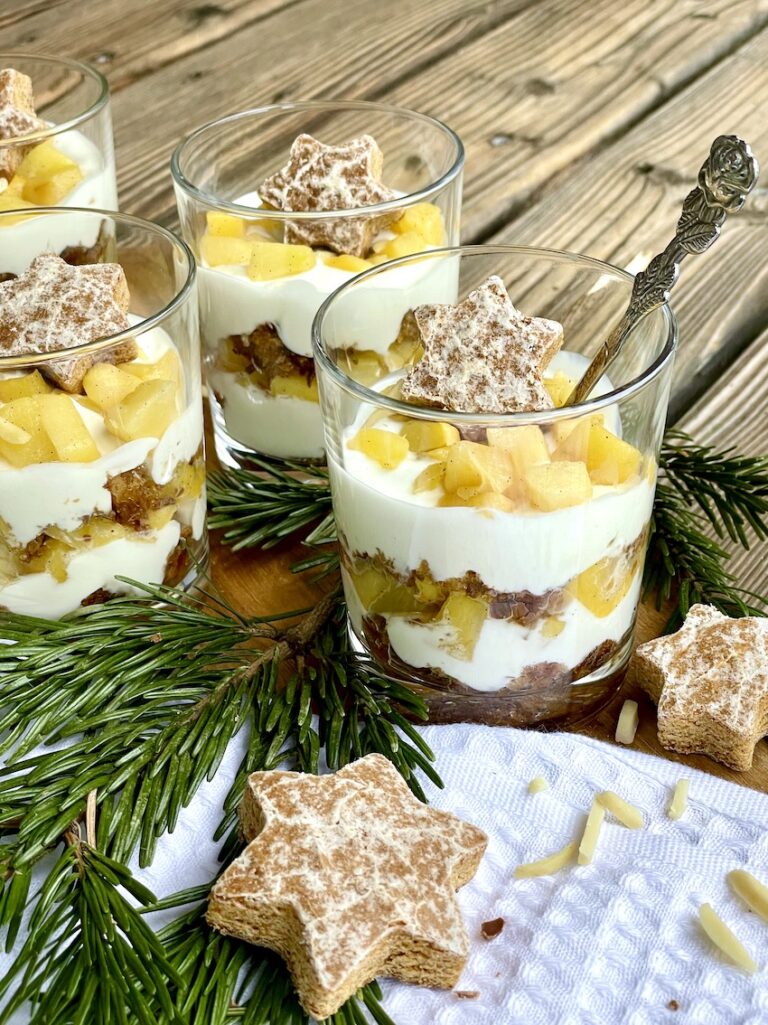 Bratapfel-Dessert Mit Lebkuchen - Kochtheke