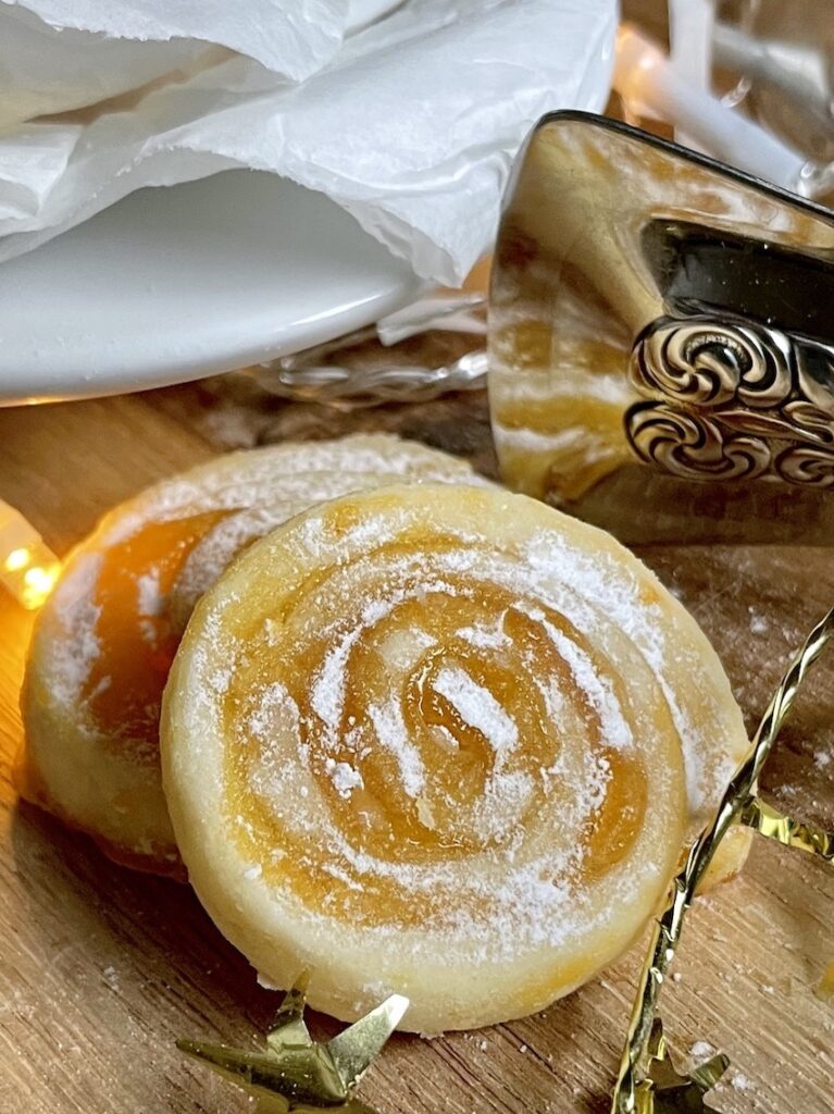 Swirl Cookies mit Orangenmarmelade